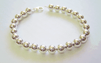 Sterling Silver Jewelry, 8mm Beaded Bracelet