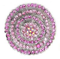 45mm Brooch/Pendant, Rose/Light Rose, -EA
