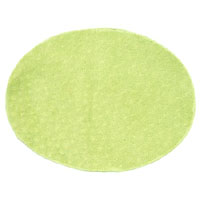 3.5in Lime Suede Oval Insert for Belt Buckles, Package  2
