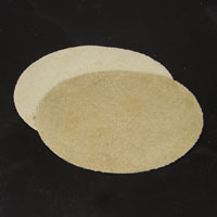 3.5in Beige Suede Oval Insert for Belt Buckles, Pkg/2
