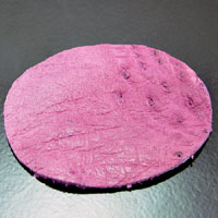 3.5in Ostrich Skin Gray Oval Insert for Belt Buckles, Pkg. of 2