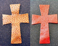 4.25x2.8in Leather Cross Inserts-(fits N1027), pk/3(assorted)