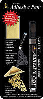 Adhesive Pen by Mona Lisa, Works with glitter, metal leaf, embossing powders ea