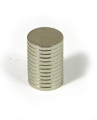 1/2" Round Flat Strong Neodymium Magnets 12 each