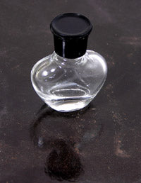 1.625in.Clear Glass Mini Perfume Bottle pkg/2