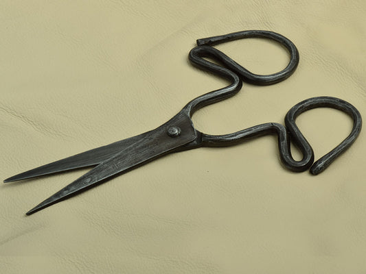 Scissors, forged steel hand made retro scissors , each