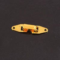 25mm(1in) Fold-over Clasp, Gold Finish, pk/12