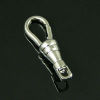 21x7mm Snap Clasp Swivel, Silver, ea