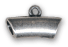 Classic Silver Tube Slide Bail with Ring, each