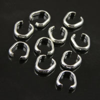 Pinch Bail 10mm Oval Jump Ring, 12/ea