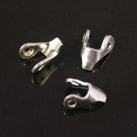 7mm Connector, Polished Silver, w/2-rings, pk/12