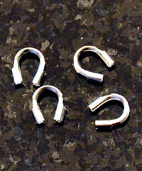 Silvertone Wire Protector/ Wire Guardians-Cable and Stringing Thimble, pk/12