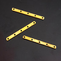 27mm 5-hole Spacer Bar, Gold Finish, pk/12