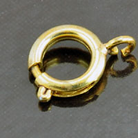 9mm Spring Ring Clasp, Goldmpk/12