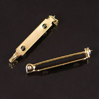 1.25in Premium Bar Pin, Gold Finish, pk/12