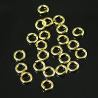 4mm Jump Ring, Thin, Gold, pk/Ounce (approx 300 rings per package)