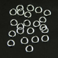 4mm Thin Nickel Finish Jump Ring, sold per  oz
