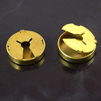 28mm Gold Finish Button Cover pk/12