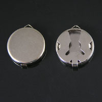18mm Button Cover, Silver pk/12