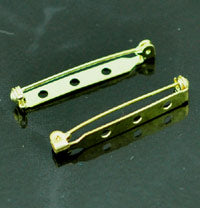Bar Pin, Gold Finish, pk/12