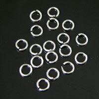 6mm Jump Ring, Thin, Silver, pk/Ounce