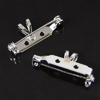 1in Bar Pin w/Bail, Silver Finish pk/3