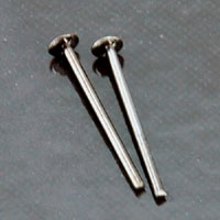 1in Head Pins, Gun Metal Finish pkg/oz