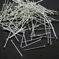 1in Nickel Finish Head Pins, per OZ