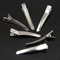 44mm(1.75in) Hair Alligator Clip, silver, pk/6