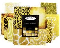 Friendze Designer Papers, 3x4in sheets - Yellow Daisy, pkg/24 sheets
