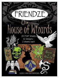 H3 Art Papers, 3x4in sheets - House of Wizards, pkg/24 sheets