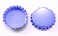 1" NEW Two Sided Lavender Bottle Caps, pack  12