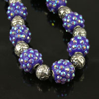17mm Crystal Pave' Beads