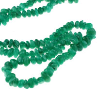 Green Candy Jade Nugget Beads, 36in strand