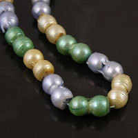 17mm Cucurbit Freshwater Pearls, 16 inch strand