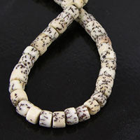6mm Natural Wood Pukalet Salwag Beads, strand
