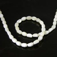 10mm White Mother of Pearl Beads, 16 inch strand