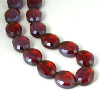 16x20mm Smoked Topaz Oval Crystal Bead, strr