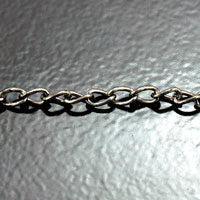 7in Gun Metal Link Chain Bracelet, w/lobster clasp ea