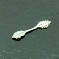 12.5mm Fold-Over Bail, Classic Silver, w/4.7mm grip, pk/6