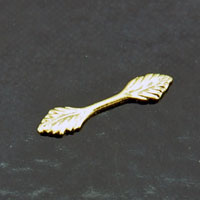 12.5mm Fold-Over Bail, Classic Gold, w/4.7mm grip pk/6