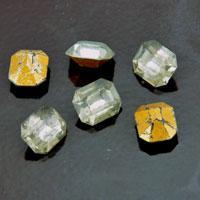 12x10mm Vintage Black Diamond Czech Crystal Chaton, pk/6