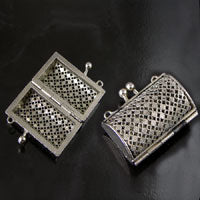 47mm Mesh Purse Locket Pendants Steampunk, each