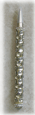 Fancy Ink Pen,Clear Stones, Sold by Dozen