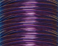 Artistic Craft Wire, Fiesta Wire™, non-tarnish Purple color plated copper wire, 26 gauge. Sold per 30 yard spool
