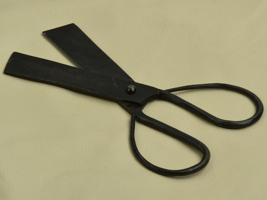 Scissors, forged steel hand made retro scissors, antique round handles forged steel, each J545BK