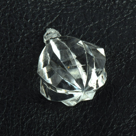 Clear Crystal Acrylic Chandler Drop Pendant, 29mm x 25mm, 6ea