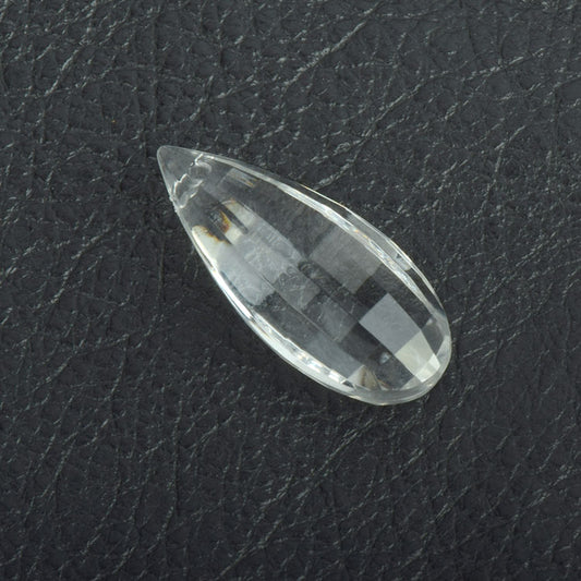 30 mm Clear Crystal Acrylic Chandler Drop Pendant,  pack of 6