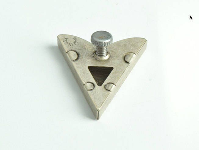 Sugar Skull Collar Tips in antique silver, Made in USA, 1 pair