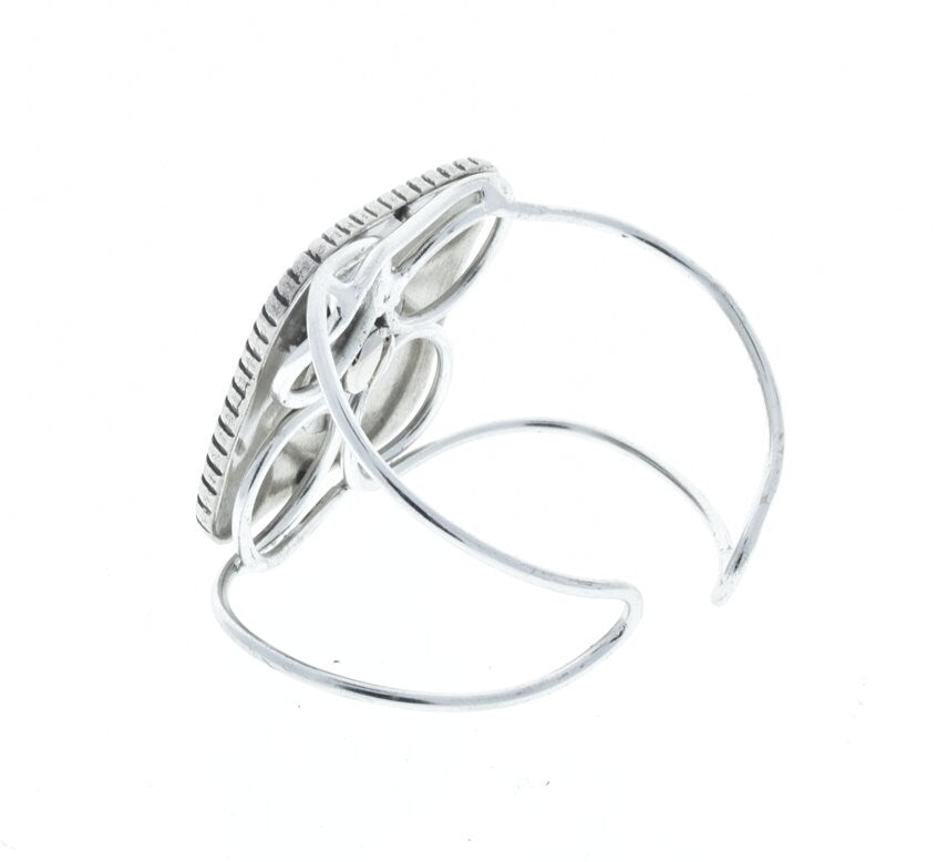 Concho Cuff Adjustable Bracelet, Antique Silver, each